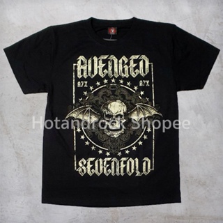 sadasเสื้อวงสีดำ Avenged Sevenfold TDM 1709 Hotandrock