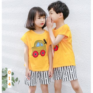 SBB-014 ชุดเด็ก เสื้อแขนสั้น+กางเกงขาสั้น