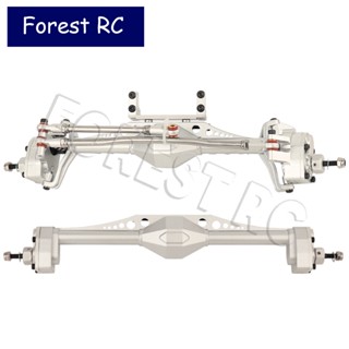 Forestrc เพลาโลหะ CNC ด้านหน้า และด้านหลัง พร้อมเมาท์เซอร์โว สําหรับอัพเกรดรถไต่หินบังคับ 1/10 Axial Capra 1.9 UTB AXI03004 AXI03000T1 T2 Buggy F9