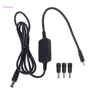 Doublebuy สายเคเบิลอะแดปเตอร์แปลง 36W USB C Type C PD เป็น 12V 2.5 3.5 4.0 5.5 มม.