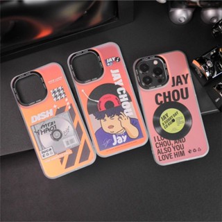 Jay chou เคสโทรศัพท์มือถือ กันกระแทก ไล่โทนสี หรูหรา สําหรับ iphone 14 11 13 12 X XS Pro Max xr Mini xr 7 8 plus