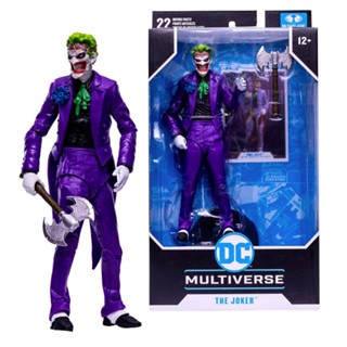 [DC ของแท้] ฟิกเกอร์ McFarlane DC Comic Face Skin Clown Family Death ขนาด 23 ซม.