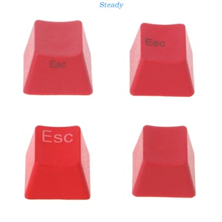 Steady PBT ปุ่มกดคีย์บอร์ด ESC OEM R4 สีแดง สําหรับคีย์บอร์ด Mechanial 1 ชิ้น