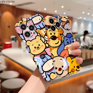 OPPO F11 Find X5 X3 Pro 5G เคสออปโป้ สำหรับ Case Cartoon Winnie The Pooh เคส เคสโทรศัพท์ เคสมือถือ Full Cover Hard Phone Cases Casing