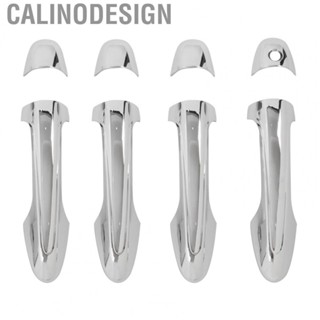 Calinodesign 8 Pcs Car Exterior Door Handle Cover ABS Chrome Door Protector for Toyota HILUX  AN120 AN130