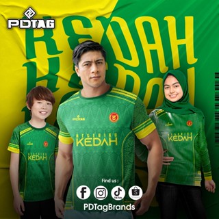 Pdtag เสื้อยืด สีเขียว NEGERI KEDAH