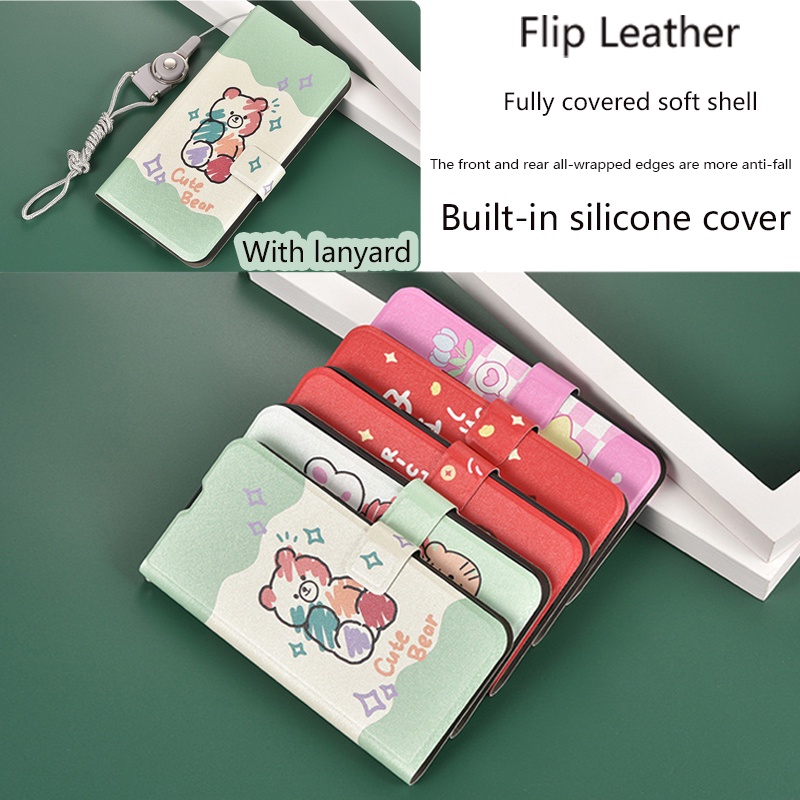 ฝาพับ OPPO A78 5G A15 A15S A31 A91 A5 A9 A53 2020 A92 A7 A5S A3S A12 A12E A3 A72 A52 ซองโทรศัพท์ แฟช