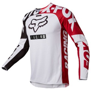 พร้อมส่ง เสื้อแขนยาว แบบแห้งเร็ว สําหรับขี่จักรยานวิบาก MTB Downhill