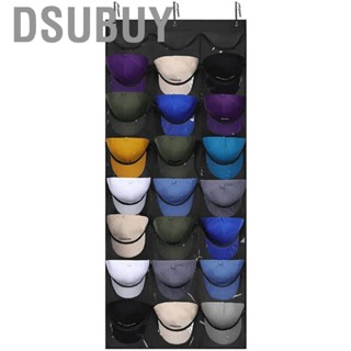 Dsubuy 24 Pockets Hat Rack for Baseball  Organizer Hanging Storage Holder Closet Wall