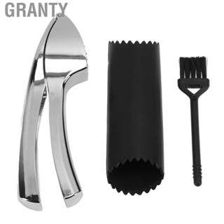 Granty Garlic Puree Squeezer  Zinc Alloy Large  Manual Garlic Press Easy To Clean Multifunctional  for Restaurant