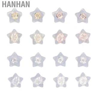 Hanhan Earring Back Replacement  16pcs Pentagram Earring Back Comfortable To Wear Comfortable Fit Hand Crafted  for Earring