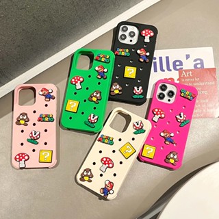 casetify iPhone11 Mario สามารถเปลี่ยนตำแหน่งได้ แบบหนา เคสซิลิโคน iPhone กันกระแทก เคส compatible for iPhone 14 13 12 11 Pro max xr xsmax 6 7 8 plus se2023 se2020 7พลัส tify cases เคส11 ล่าสุด เคสซิลิโคน iPhone เคสไอโฟน11 แบบสี่เหลี่ยม เคสไอโฟน7พลัส 8plus