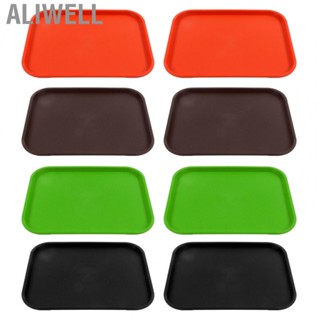 Aliwell 2Pcs/Set Fast  Tray Plastic Kitchen Serving Tray Restaurant  Accessory