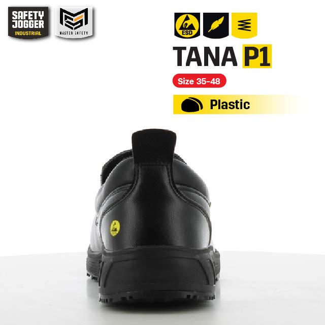 [ของแท้พร้อมส่ง] Safety Jogger รุ่น TANA P1 รองเท้าเซฟตี้ หุ้มส้นหนัง กันลื่น นิรภัย ลดแรงกระแทก มาตรฐานสากล