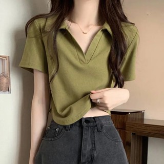 เสื้อเชิ้ต คอโปโล เข้ารูป ขนาดเล็ก สําหรับผู้หญิง