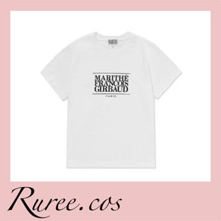 📦พร้อมส่ง [พร้อมส่ง/ของแท้] Marithe - W Classic Logo Tee แบบเจนนี่ Blackpink ค่า T-shirt