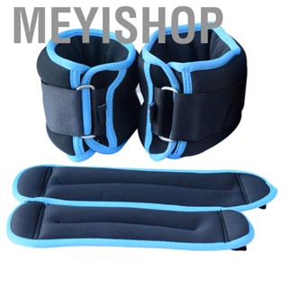 Meyishop 1 Pair Ankle Weights Strength Training Weight Bearing Adjustable Wrist Sandbag Running Walking