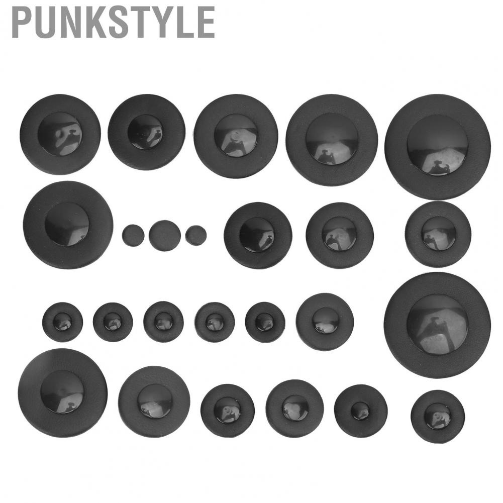 Punkstyle 25x แซ็กโซโฟน Pad หนังแกะจริง ABS Alto Sax อุปกรณ์เสริมเครื่องมือลม Repa &