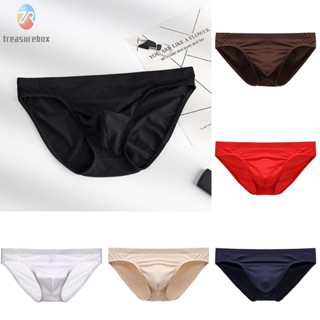 【TRSBX】Men Underwear Breathable Elasticity Fashion Lingerie Low Waist Thin Section