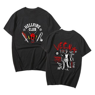 Cod [ลด 40% สินค้าใหม่, Today Only ] เสื้อยืดลําลอง แขนสั้น พิมพ์ลาย Hellfire Club Eddie Munson Season 4 สําหรับผู้ชาย และผู้หญิง