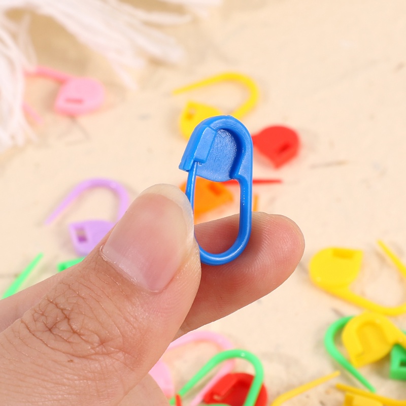50 ชิ้น ถักโครเชต์ ล็อค ตะเข็บ มาร์กเกอร์ / DIY พลาสติก หมุดสาน ตะเข็บ / เข็ม คลิป เครื่องมือนับ อุปกรณ์