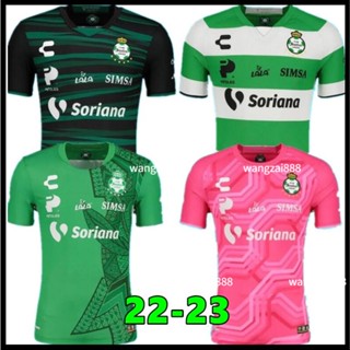 เสื้อกีฬาแขนสั้น ลายทีมชาติฟุตบอล Santos Laguna 3rd 2022-23 ชุดเหย้า สําหรับผู้ชาย ไซซ์ S-2XL