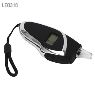  Leo310 เครื่องตรวจวัดการเมาสุราเครื่องวัดการเมาแบบ LED จอแสดงผลดิจิตอลเครื่องทดสอบการเมาแบบใช้มือถือพร้อมหลอดเป่า