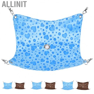 Allinit Hamster Hanging Hammock Comfortable Small  Bed with Fixed Hooks for Chinchilla Guinea Pig Kitten