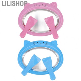 Lilishop Fried Yogurt Machine Unplugged Design Direct Cleaning  Grade 150ml Cute Style Ice  Roll Maker  for Household