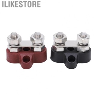 Ilikestore  Power Distribution Terminal  Busbar Junction Post Kit 80A M8 Thread 2pcs  for RVs for Cars