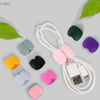 Lubu ใหม่ คลิปจัดเก็บสายเคเบิล USB 5 ชิ้น