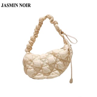Jasmin NOIR กระเป๋าคาดอก ลายสก๊อต น้ําหนักเบา สไตล์เกาหลี สําหรับผู้หญิง