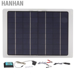 Hanhan Solar Panel  10W Monocrystalline Solar Panel 18V 50A Easy To Use Portable Dual USB with OBD Connector for Ships