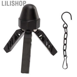 Lilishop Camping Tripod  Tent Support Tripod Aluminum Alloy Black  for Outdoor