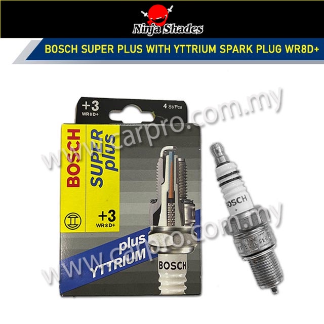 BOSCH WR8D+ หัวเทียน Super Plus พร้อม YTTRIUM 4 ชิ้น
