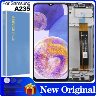 อะไหล่หน้าจอสัมผัส LCD 6.6 นิ้ว สําหรับ Samsung Galaxy A23 A235 A235 A235F A235M