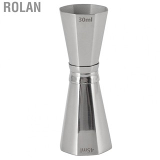 Rolan Double Cocktail Jigger  304 Stainless Steel Accurate Measurement Jigger Perfect Balance One Hand Operation  for Home