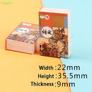 Itht&gt; โมเดลหนังสือจิ๋ว สําหรับตกแต่งบ้านตุ๊กตา 5 ชิ้น