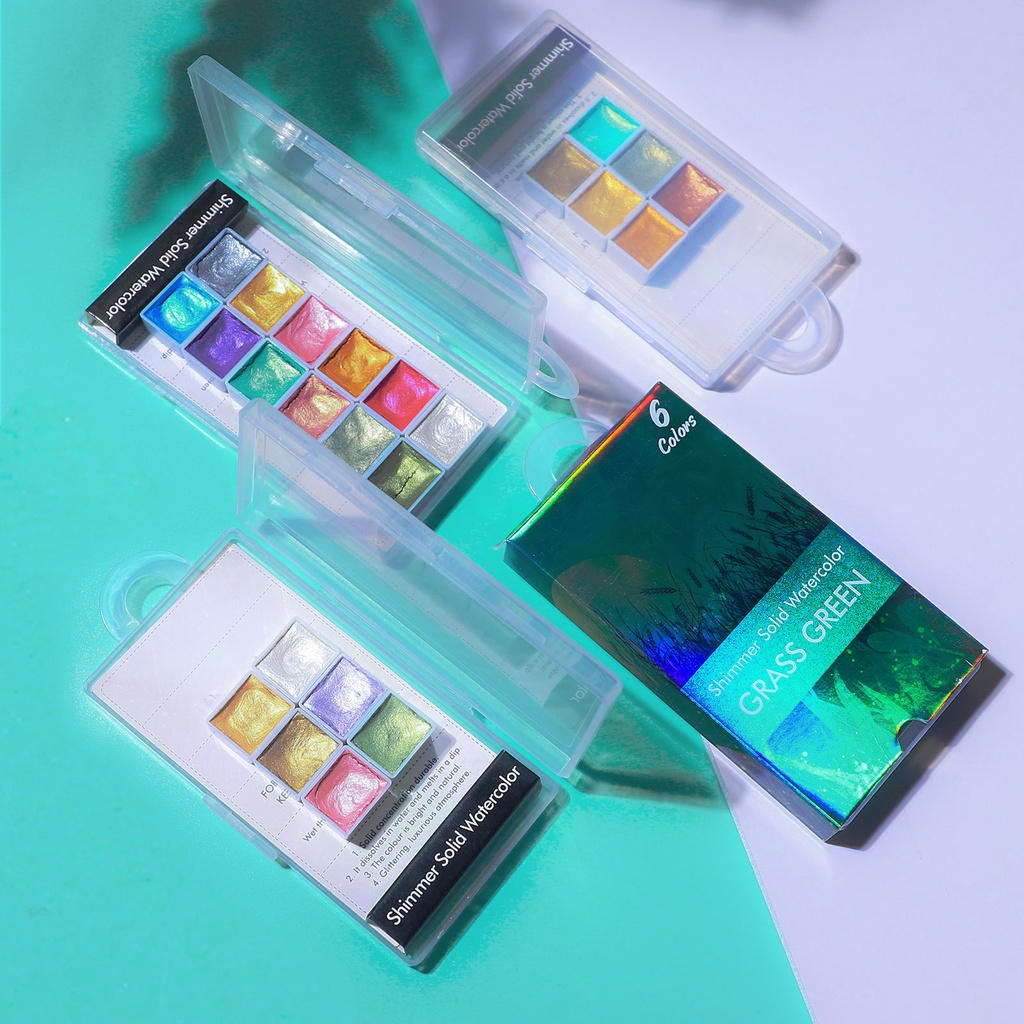 สีน้ํา มุก เนื้อแข็ง / สีอัญมณี / สีอ่อน / สีเข้ม / สีน้ํา สีทาเล็บ - รูปที่ 2