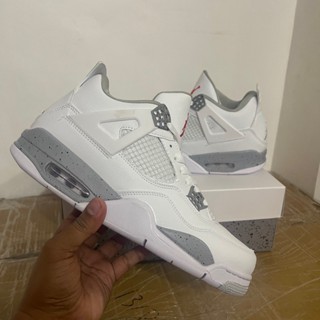 Jordan 4 `White Oreo (ขนาดผู้ชายและผู้หญิง) ZMKG