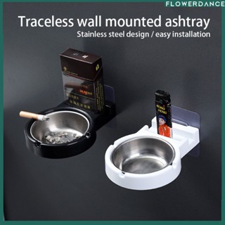 Non-Marking สติกเกอร์ Ashtray Wall Paste Home Ashtray Simple Bar สูบบุหรี่ในร่มบุหรี่ Butt ชั้นวางของ Flower