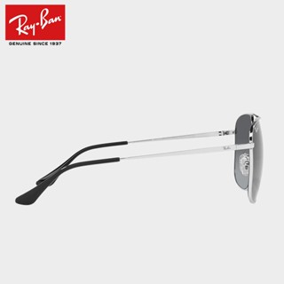 Rayban Ray-Ban แว่นตากันแดด กรอบโลหะ ทรงสี่เหลี่ยม ไล่โทนสี กันเลนซ์ 0RB3679D 003/T3 สีเทา ไซซ์ 60 สําหรับผู้ชาย ผู้หญิง