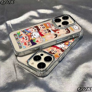 ✅เคสโทรศัพท์มือถือ แบบนิ่ม ลายการ์ตูนชินจัง กันกระแทก สําหรับ Apple Iphone 128 xs 11 14pro Max 713plus 5APS