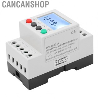 Cancanshop Voltage Phase Sequence Protector AC 208 To 480V 3 Phase Voltage  Relay 4