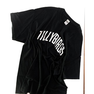  พิมพ์ลาย พร้อมส่ง  TILLY BIRDS - LOGO (Cat t-Shirt 7)  การเปิดตัวผลิตภัณฑ์ใหม่ T-shirt