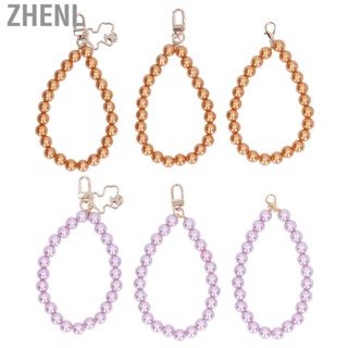 Zhenl 3Pcs Shiny Exquisite Pearl Beads Strands For Mobile Phone Case Keychain Bag