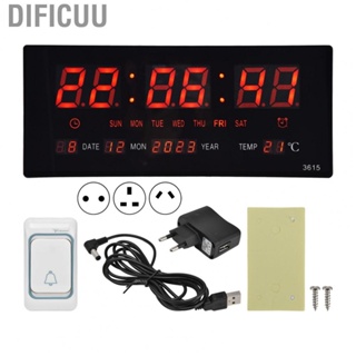 Dificuu Digital Clock  Clear Display Accurate Timing Luminous Wall Timer New