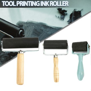 New Rubber Brayer Roller Paint Ink Applicator Roller Brush Painting Stamping