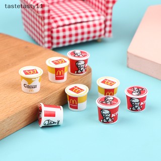 Ta โมเดลถังอาหารจิ๋ว KFC 1/12 สําหรับตกแต่งบ้านตุ๊กตา 5 ชิ้น ต่อชุด