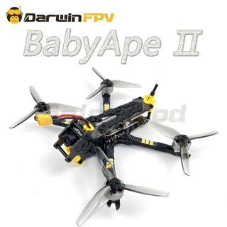 Darwinfpv BabyApe Ii BabyApe 2 โดรนแข่งขันอะนาล็อก 3.5 นิ้ว 156 มม. F411 FC 30A ESC 5.8G VTX 4S 6S